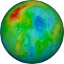 Arctic ozone map for 2023-11-28